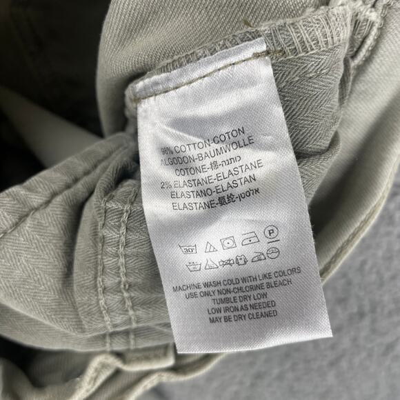 Free People Women's SZ. 26 Gray Cotton Elastane Button Fly Skinny Jeans - Picture 7 of 12